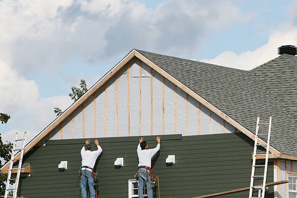 Professional Emergency Siding Repair technician working in Mooresboro, NC
